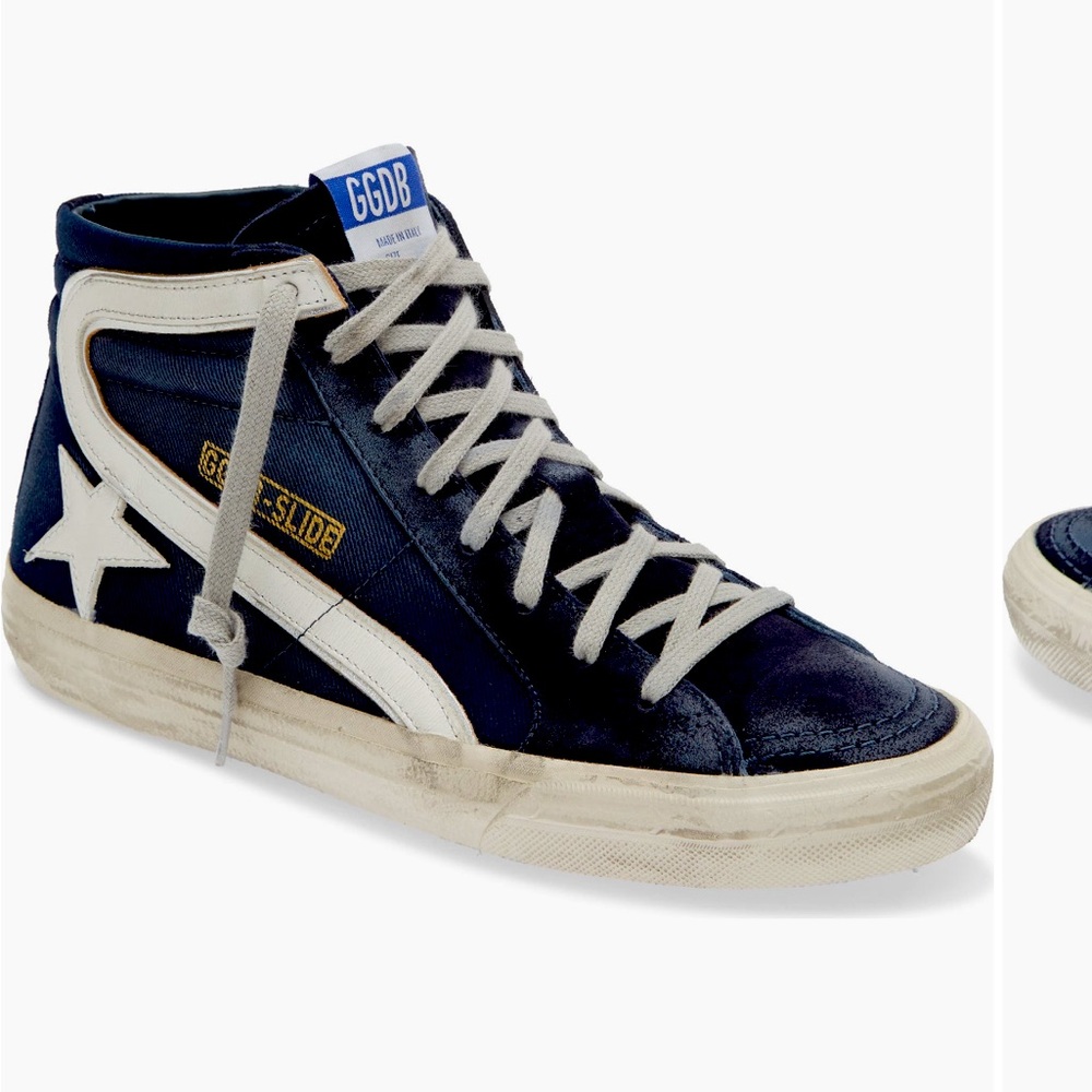 Golden Goose Denim High tops worn only once size 8 womens or men’s 6